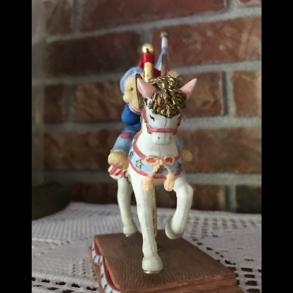 Rare 1998 Cherished Teddies Bill Carousel Horse - Picture 6 of 6